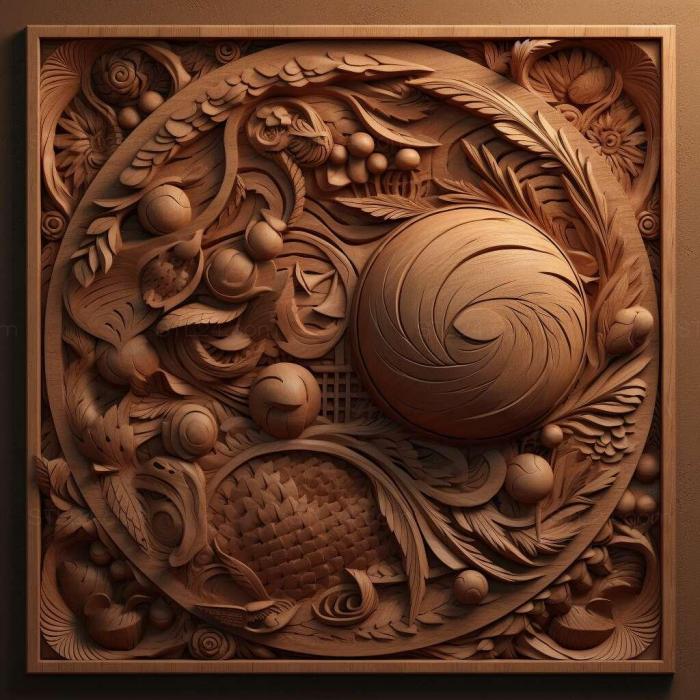 Patterns and decorations (stl earth tones 4, PATTERN_572) 3D models for cnc